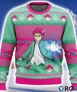 Saiki K The Disastrous Life of Saiki K Ugly Christmas Sweater 3D