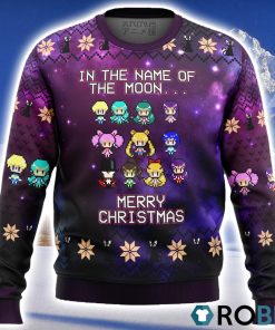 Sailor Moon Ugly Christmas Sweater 3D