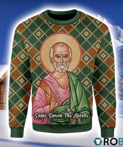 Saint Simon the Zealot Christmas Ugly Sweater 3D