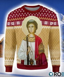 Saint Stefan Christmas Ugly Sweater 3D
