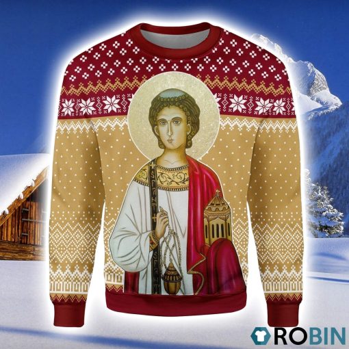 Saint Stefan Christmas Ugly Sweater 3D