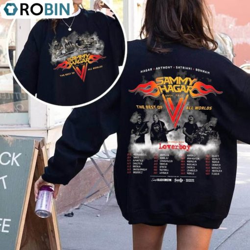 Sammy Hagar Shirt, Vic Johnson Crewneck Sweatshirt Tee Tops