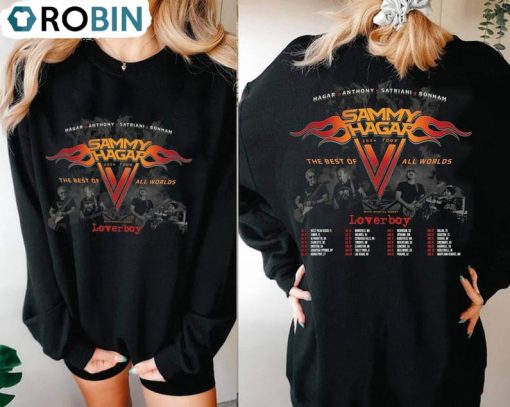 Sammy Hagar Shirt, Vic Johnson Long Sleeve Hoodie