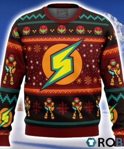 Samus Metroid Ugly Christmas Sweater 3D