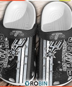 San Antonio Spurs Basketball Crocband Comfortable Shoes Crocs Clogs For Men Women, Spurs Gifts for Fans