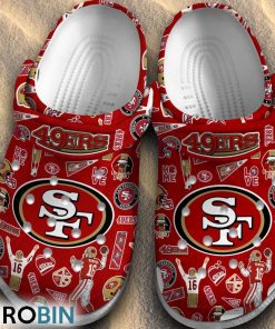 san-francisco-49ers-3d-printed-classic-crocs-nfl-gifts-1