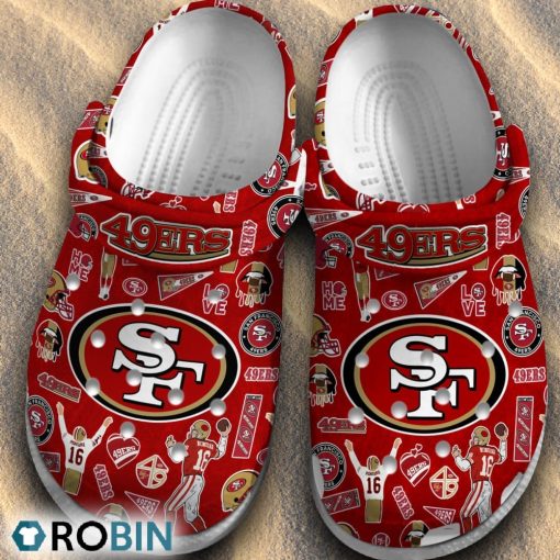 San Francisco 49ers 3D Printed Classic Crocs, NFL Gifts