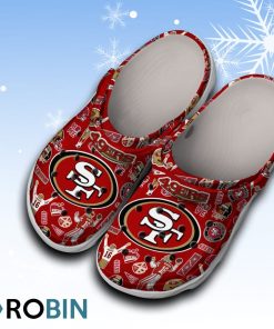 san-francisco-49ers-3d-printed-classic-crocs-nfl-gifts-3