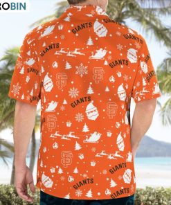 San Francisco Giants Christmas Pattern Button Shirt, Giants Fan Shirt for Sale