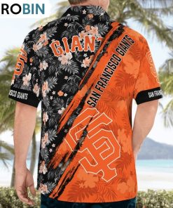 San Francisco Giants Mickey Mouse Floral Short Sleeve Hawaii Shirt, Giants Apparel