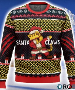 Santa Claws Ugly Christmas Sweater 3D