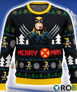 Santa Claws Wolverine Marvel Ugly Christmas Sweater 3D
