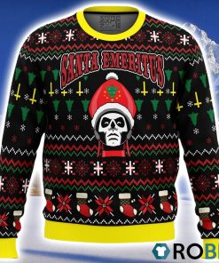 Santa Emeritus Papa Emeritus Ugly Christmas Sweater 3D