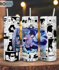 Sasuke Rinnegan Skinny Tumbler, Naruto Shippuden Gifts
