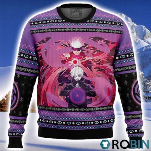 Satoru Gojo Jujutsu Kaisen Ugly Christmas Sweater 3D