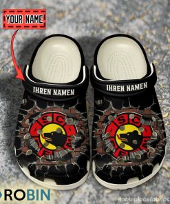 SC Bern Break Cracked Hole Design Crocs Shoes