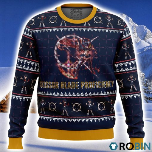 Scissor Blade Proficiency Matoi Ryuuko Kill la Kill Ugly Christmas Sweater 3D