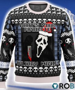 Scream Holiday Ugly Christmas Sweater 3D