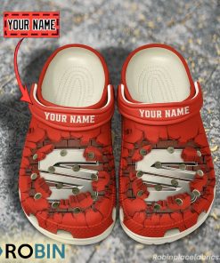 Seat Break Cracked Hole Design Crocs Shoes