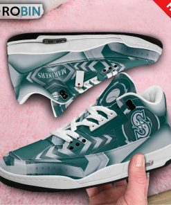 Seattle Mariners Custom Jordan 3 Sneakers
