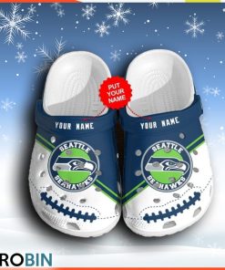 Seattle Seahawks Custom Printed Classic Crocs, NFL Team Gifts