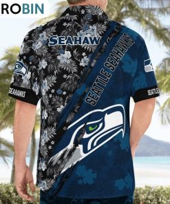 Seattle Seahawks Mickey Mouse Floral Short Sleeve Hawaii Shirt, Seattle Seahawks Shirt