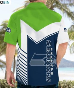 Seattle Seahawks Standard AOP Button Shirt, Seattle Seahawks Merch