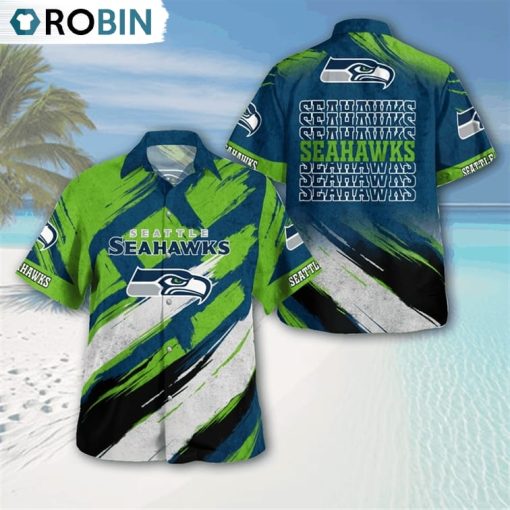 Seattle Seahawks Vintage Classic Button Shirt, Seahawks Fan Shirt