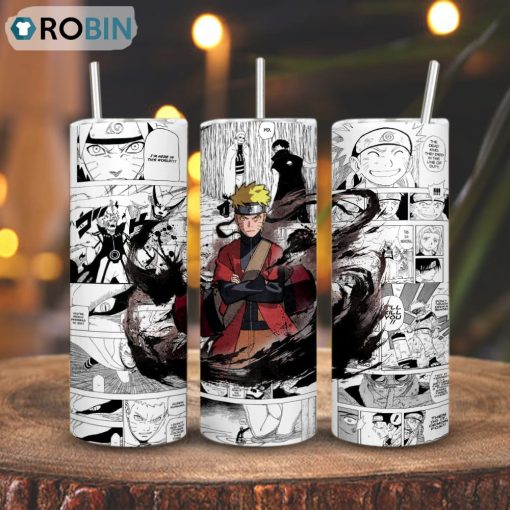Sennin Naruto Skinny Tumbler, Naruto Shippuden Gift