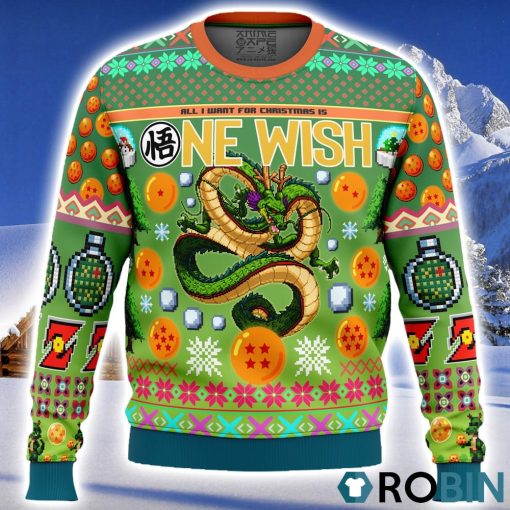 Shenron Dragon Ball Z Ugly Christmas Sweater 3D