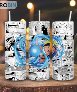 Shippuden Naruto Uzumaki Rasengan Skinny Tumbler, Naruto Anime Character Gift