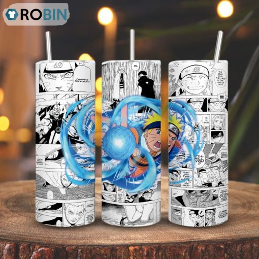 Shippuden Naruto Uzumaki Rasengan Skinny Tumbler, Naruto Anime Character Gift