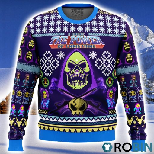 Skeletor Masters of the Universe Ugly Christmas Sweater 3D
