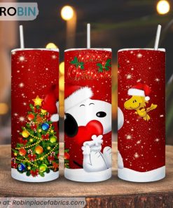 Snoopy Merry Christmas Tumbler