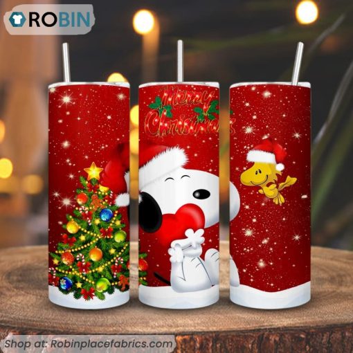 Snoopy Merry Christmas Tumbler