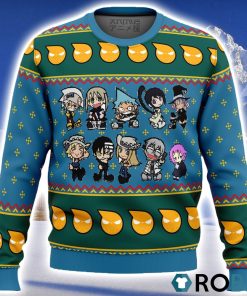 Soul Eater Chibi Ugly Christmas Sweater 3D Soul Eater Chibi Ugly Christmas Sweater 3D