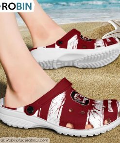 South Carolina Gamecocks Ink Splash Crocs Shoes