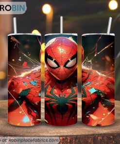 Spider Man 3D 3D Printed Skinny Tumbler, Superhero Tumbler