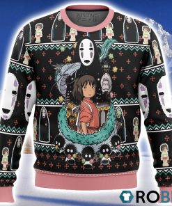 SPIRITED AWAY Avatar Ugly Christmas Sweater 3D