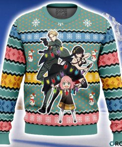 Spy Xmas Family Spy x Family Ugly Christmas Sweater 3D