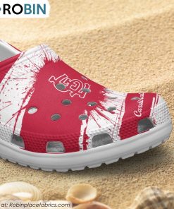 St Louis Cardinals Ink Splash Crocs Shoes