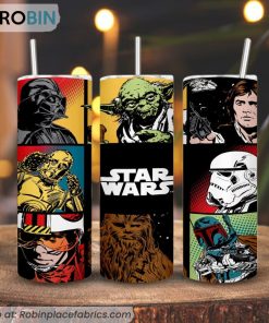 Star Wars 3D Printed Skinny Tumbler, Jedi Tumbler