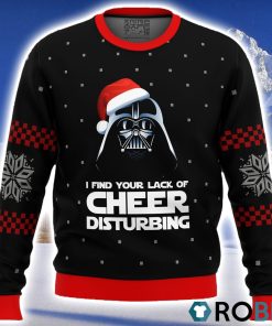 Star Wars Vader Lack of Cheer Ugly Christmas Sweater 3D