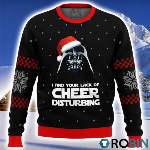 Star Wars Vader Lack of Cheer Ugly Christmas Sweater 3D