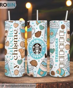 Starbucks Coffee 3D Printed Skinny Tumbler, Cafecito Y Chisme Tumbler