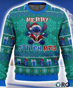 Stitch Merry Stitchmas Ugly Christmas Sweater 3D