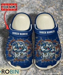 Straubing Tigers Break Cracked Hole Design Crocs Shoes Straubing Tigers Break Cracked Hole Design Crocs Shoes