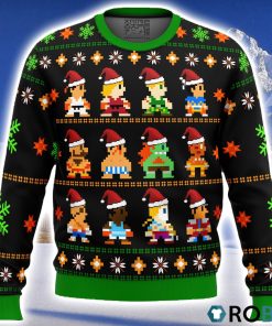Street Fighter Classic Collection Ugly Christmas Sweater 3D