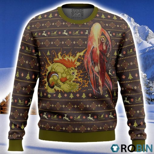 Street Fighter Ken Vs. Blanka Ugly Christmas Sweater 3D