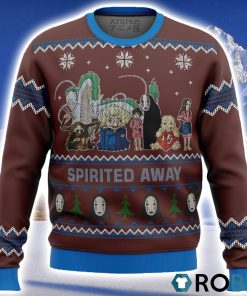 Studio Ghibli Spirited Away alt Ugly Christmas Sweater 3D